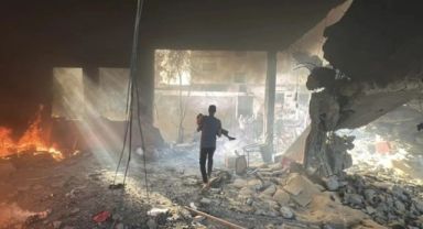 İsrail savaş uçakları okulu bombaladı! Çok sayıda ölü var