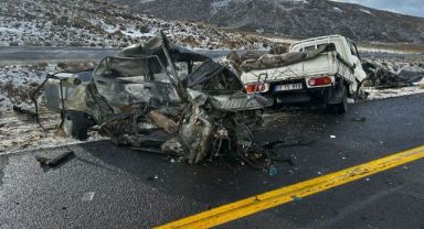 Kayseri'de feci kaza: 1 ölü, 1 yaralı