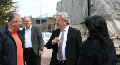 Melikgazi'de Şairler Parkı'nda yapım çalışmaları sürüyor