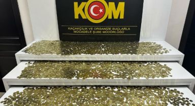 Piyasa değeri 430 bin TL: Sahte 5 bin adet madeni 2 euro ele geçirildi