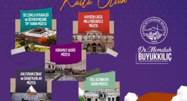 BAŞKAN BÜYÜKKILIÇ MÜJDEYİ VERDİ: MÜZELER ÜCRETSİZ OLACAK!
