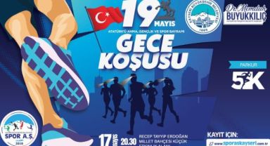 Büyükşehir Spor A.Ş.’den 19 Mayıs Gece Koşusu