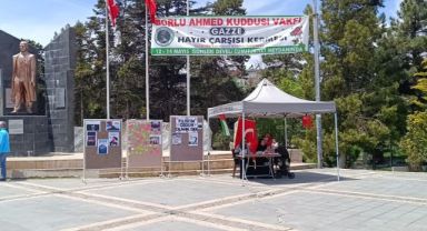 Develi'de Gazze için hayır panayırı düzenlendi