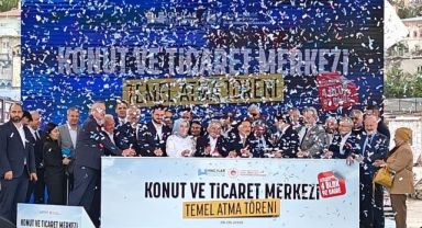 Hacılar’da konut ve ticaret merkezi temel atma töreni yapıldı