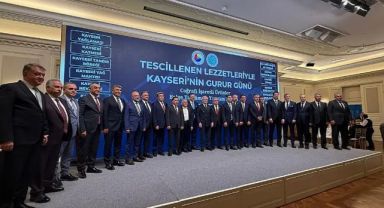 Kayseri Coğrafi İşaretli Ürünler Belge Takdim Töreni Ankara'da Gerçekleşti