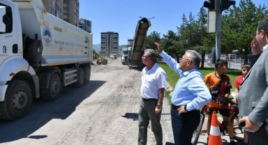 Başkan Büyükkılıç; Seher Bulvarı'ndaki yatırımı yerinde inceledi