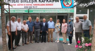 Birleşik Kafkasya Derneği’nden Kaymakam Dönmez’e veda