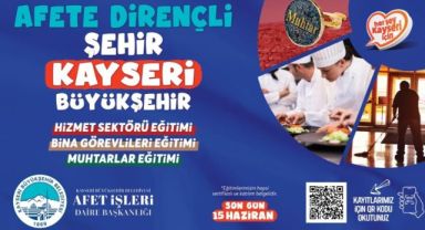 Büyükşehirden afetlere karşı toplum müdahale eğitimlerinde kayıtlar uzatıldı
