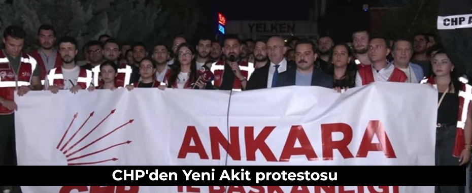 CHP'den Yeni Akit protestosu