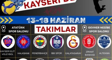 Genç Erkekler Türkiye Voleybol Şampiyonası finalleri Kayseri’de