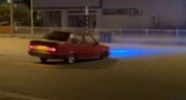 Kayseri'de drift atan sürücüye 47 bin TL ceza