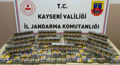 Kayseri’de kaçak sigaraya 2 gözaltı