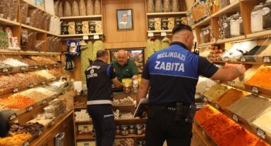 Melikgazi Zabıtası'ndan bayram öncesi sıkı denetim