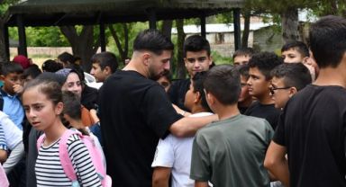 Nurettin Korkmaz öğrencilerle bir araya geldi