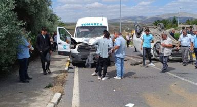 Tomarza'da trafik kazası: 1 yaralı