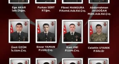 Akar'dan şehitler için başsağlığı mesajı