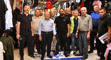 BAŞKAN BÜYÜKKILIÇ, YER ALTI ÇARŞISI’NDA VATANDAŞ VE ESNAFLA BULUŞTU