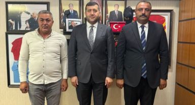 Belediye başkanı ve muhtardan MHP’li Ersoy’a istişare ziyareti