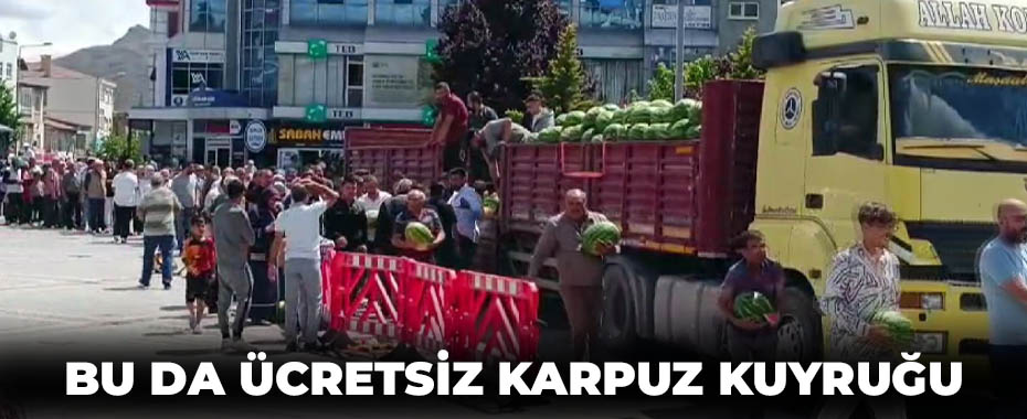 Bu da ücretsiz karpuz kuyruğu