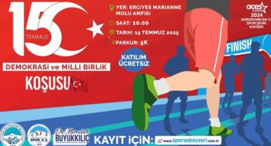 Büyükşehir Spor AŞ'den demokrasi içim anlamlı koşu