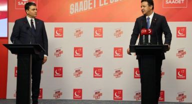 DP GENEL BAŞKANI UYSAL’DAN SAADET PARTİSİ’NE ZİYARET