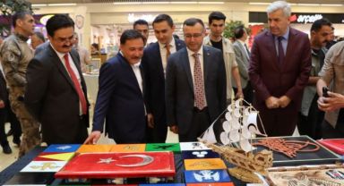 Hükümlü ve tutukluların el emekleri sergilendi