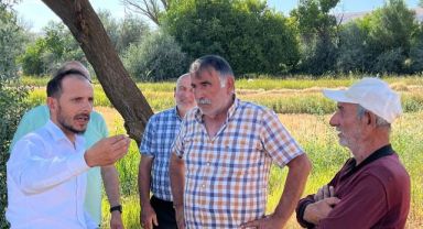 Saadet Partisi Kocasinan'dan Çiftçilere Tarlada izi olmayanın harmanda yüzü olmaz Ziyareti: Selçuk Onat Sorunları Yerinde Dinledi