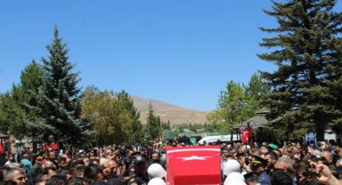 Şehit Üzüm Kayseri'de son yolculuğuna uğurlandı