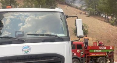 Talas Belediyesi'nden Kahramanmaraş'taki yangına destek