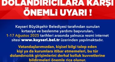 Büyükşehir’den dolandırıcılık uyarısı: Yardım başvuruları sadece resmi siteden yapılıyor