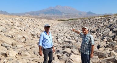 Erciyes Dağı’ndan Gelebilecek Sel ve Taşkınlara Karşı Kuşaklama Kanalı Çalışması