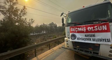 Kayseri Büyükşehir’den Mersin’de Yangın Söndürme Çalışmalarına Destek