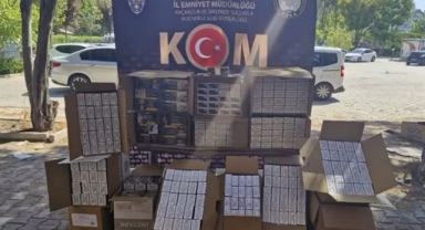 Kayseri’de 135 bin adet makaron ele geçirildi