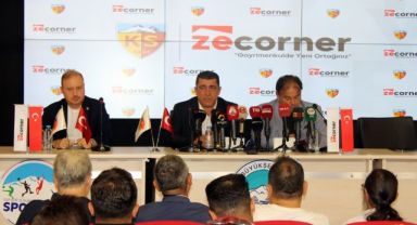 Kayserispor ile Zecorner arasında isim sponsorluğu anlaşması imzalandı