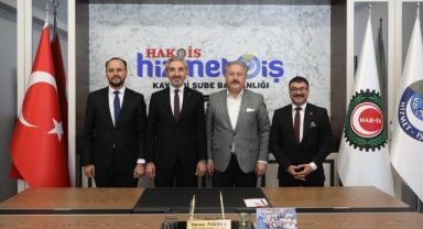 Melikgazi Belediye Başkanı Palancıoğlu’ndan Hizmet-İş Sendikası Kayseri Şube Başkanı Navruz’a Hayırlı Olsun Ziyareti