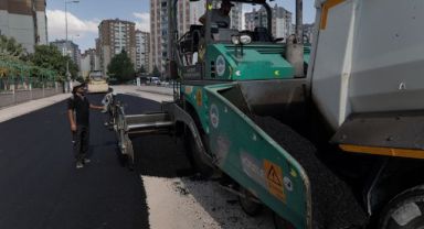 Melikgazi Belediyesi’nden İldem Bölgesi’nde kapsamlı asfalt çalışması
