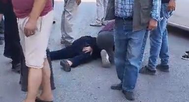 Otomobilin çarptığı yaya yaralandı