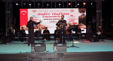 Talas'ta zafer coşkusu İhsan Menge konseriyle sürdü