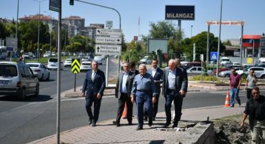 Başkan Büyükkılıç, DSİ Katlı Kavşağı proje çalışmalarını inceledi