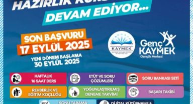 Büyükşehir KAYMEK'in ücretsiz YKS kursuna kayıtlar sürüyor