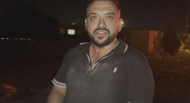 Çukura düşen aracını çıkarmaya çalışan şahsın başına saçma isabet etti