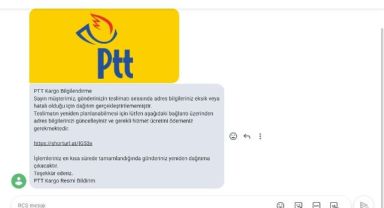 Dikkat! PTT Kargo Görünümlü Mesajlarla Vatandaşları Tuzağa Düşürüyorlar!