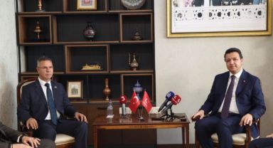 Filistin Büyükelçisi Faed Mustafa’dan Saadet Partisi’ne Ziyaret