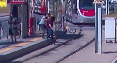 Güvenlik görevlisinin dikkati vatandaşın hayatını kurtardı