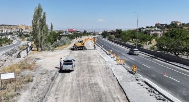 Hacılar Kayseri Caddesi'nde ilk etap trafiğe açıldı