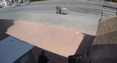 Kayseri’de kahkahaya boğan kaza