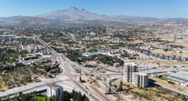 Meteoroloji katlı kavşağı çalışmaları sürüyor