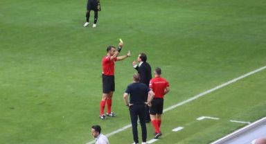 Muhammed Türkmen yine kırmızı kart gördü