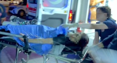 Sokak ortasında bıçaklanan yabancı uyruklu şahıs ağır yaralandı