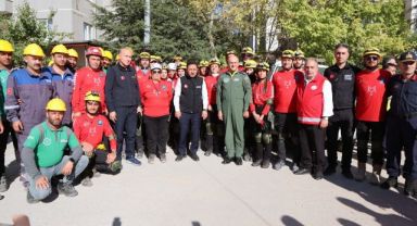 Talas'ta deprem tatbikatına tam not